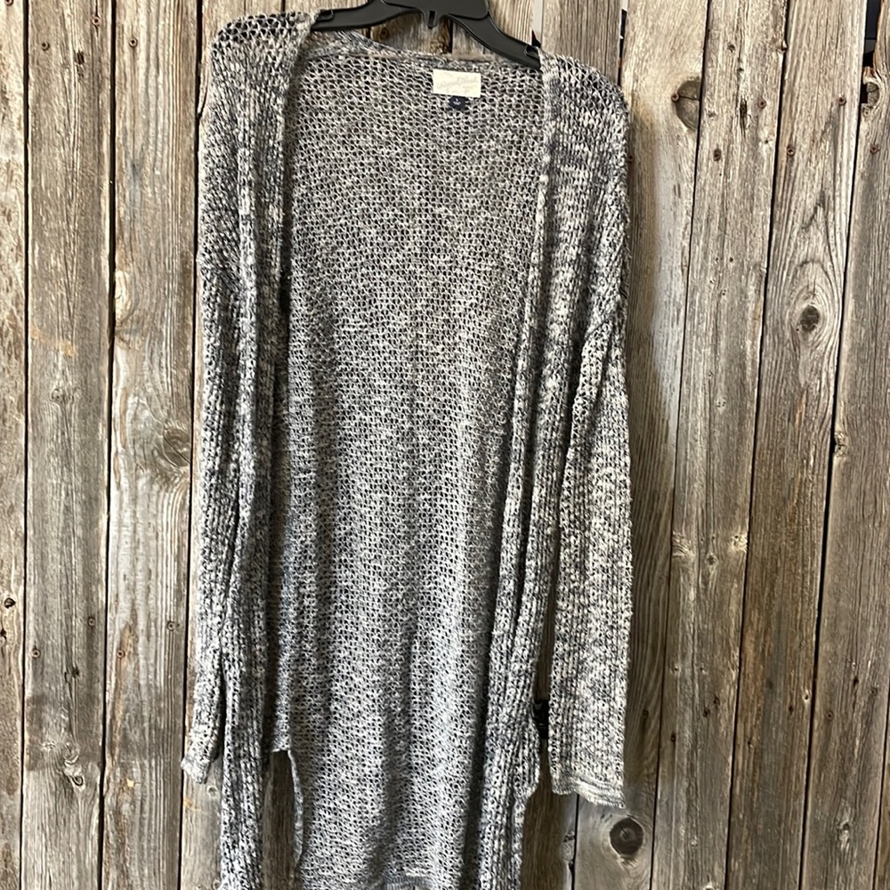 Long, gray, loose knit cardigan from Universal Thread Co